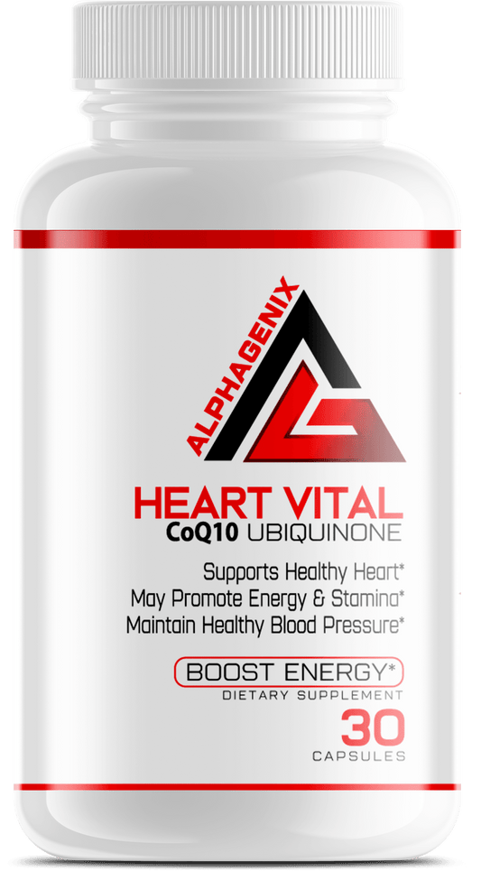 HeartVital - CoQ10 Supports Healthy Heart & Energy Boost - AlphaGenix