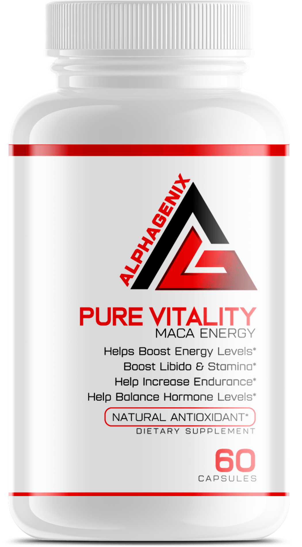 PureVitality - Maca Energy To Help Balance Hormone Levels and Boost Libido & Stamina - AlphaGenix