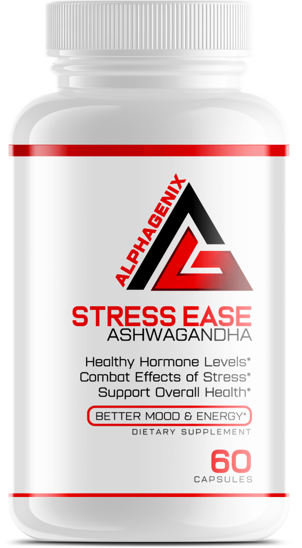 StressEase - Ashwagandha For Better Mood, Energy, & Less Stress - AlphaGenix